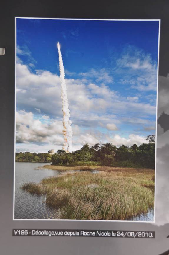 Lançamento do Ariane V, no Centro Espacial em Kourou - Guiana  Francesa